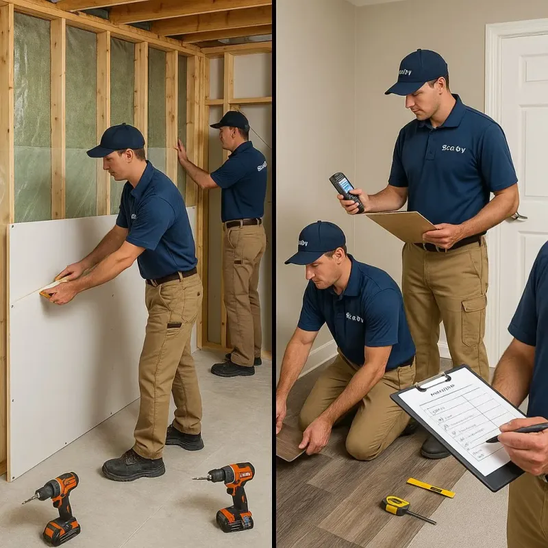 Repairs and Reconstruction process in Dilley, TX